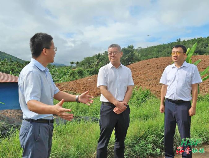 艾轶伦在立才农场公司垦区耕地“非粮化”“非农化”专项整改复耕地块调研。